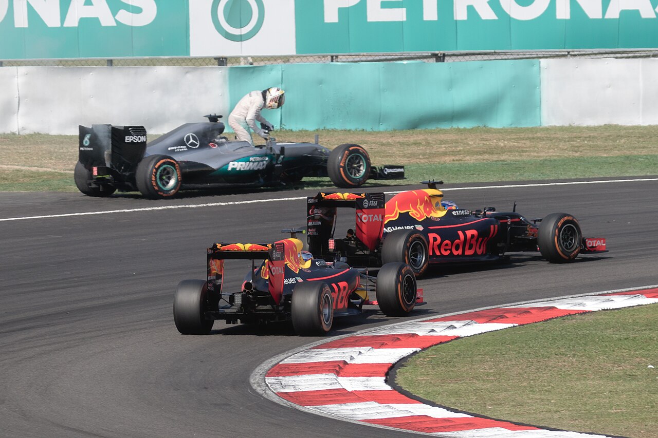 Red Bull duo and Lewis Hamilton 2016 Malaysia Race.jpg