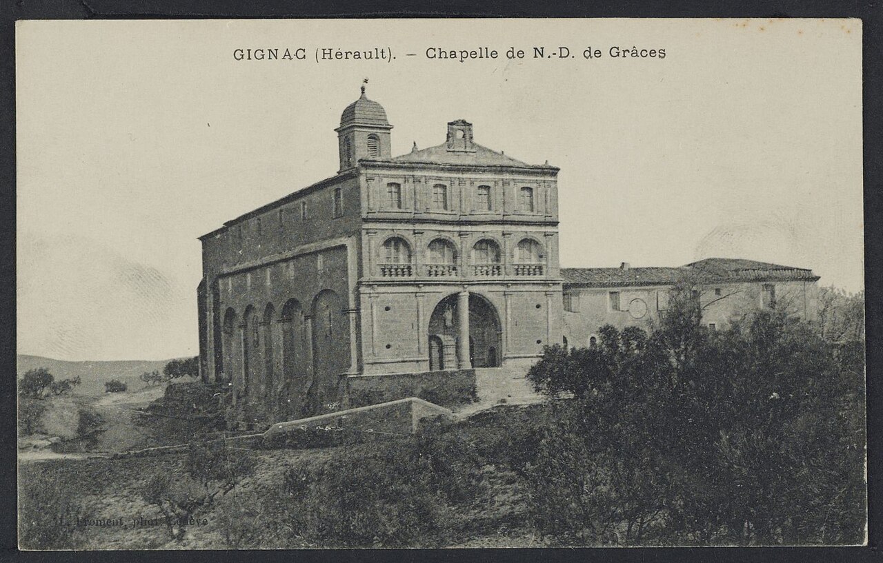 Gignac chapelle de Notre Dame de Grâces - Archives départementales de l’Hérault - FRAD034-2FICP-05665-00001.jpg