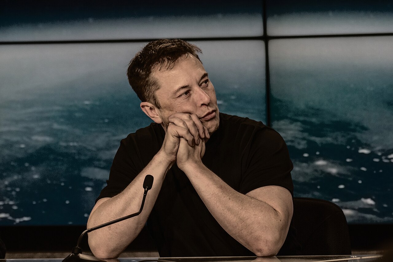 Elon Musk at a Press Conference.jpg
