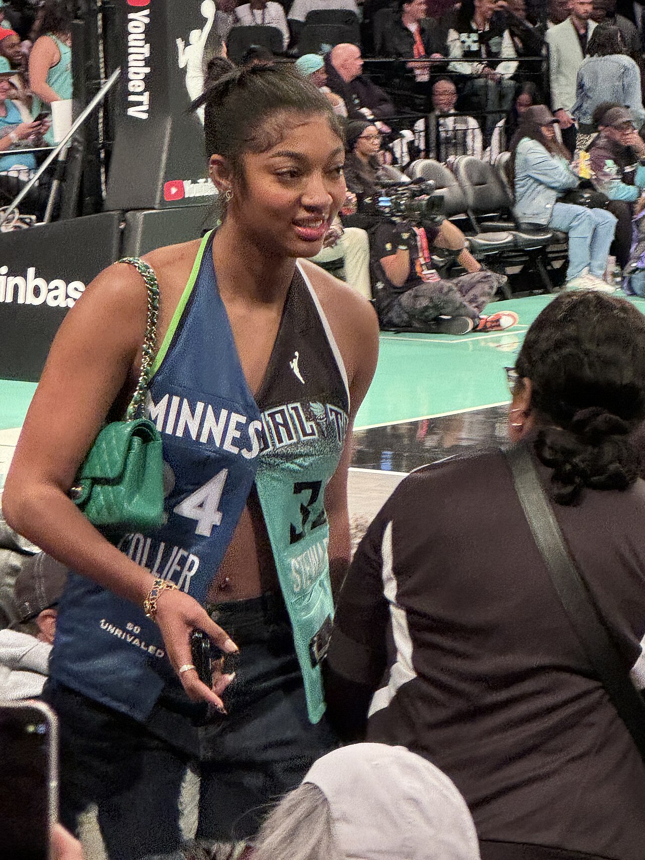 Angel Reese as a Spectator at the 2024 WNBA Finals Game 5, New York Liberty vs Minneapolis Lynx.jpg