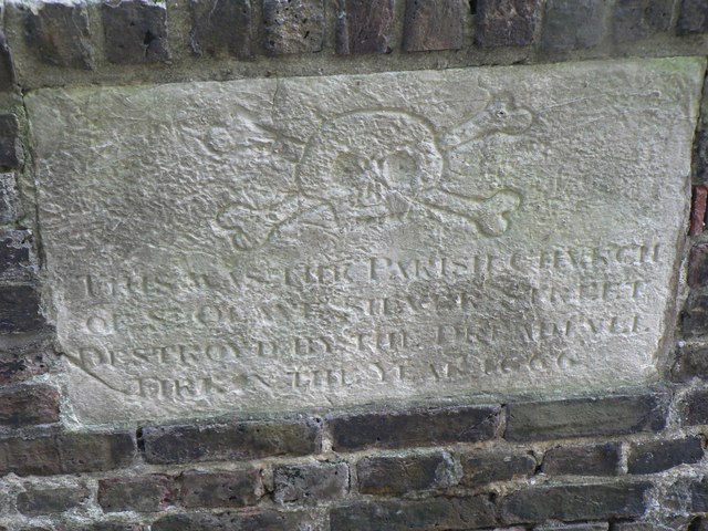 City parish churches, St. Olave Silver Street (site of) - geograph.org.uk - 491026.jpg