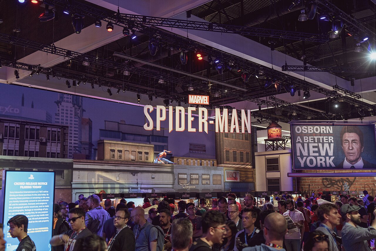 Marvel's Spider-Man stand at E3 2018.jpg
