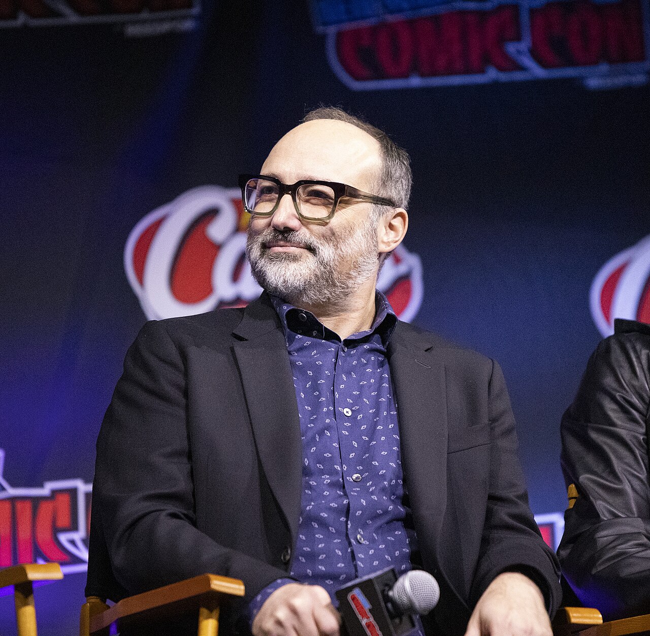 Henry Alonso Myers at the 2025 NYCC Star Trek Strange New Worlds Panel.jpg