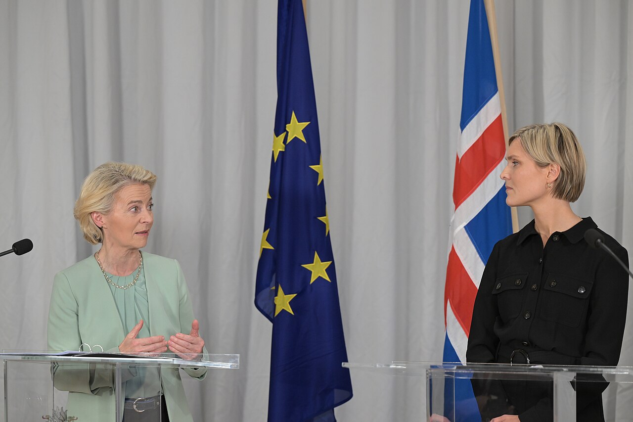 Ursula von der Leyen, President of the European Commission & Kristrún Frostadóttir, Prime Minister of Iceland - 2025.jpg