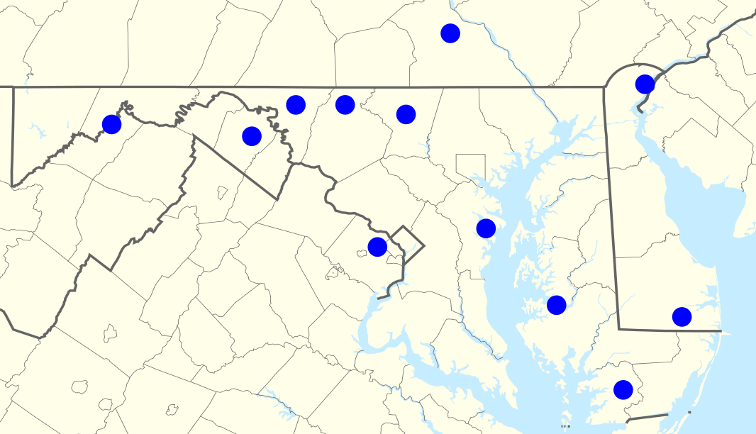 Baltimore Ravens radio affiliates.png