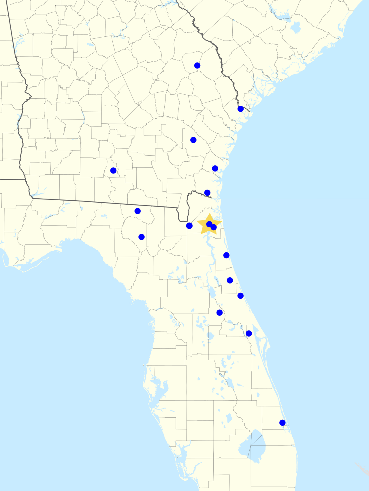 Jacksonville Jaguars radio affiliates.png
