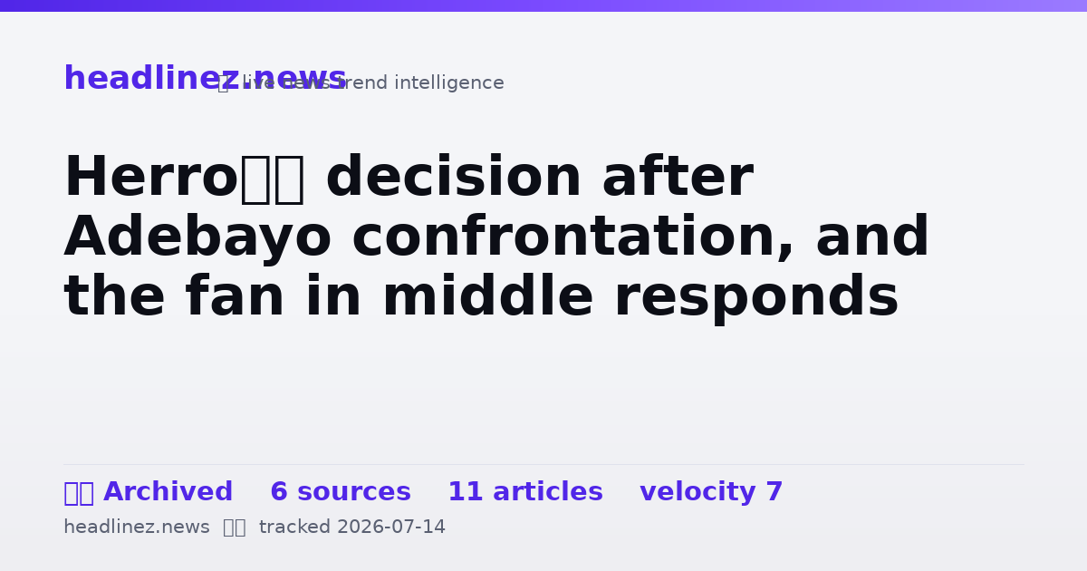 Visual summary for Herro’s decision after Adebayo confrontation, and the fan in middle responds