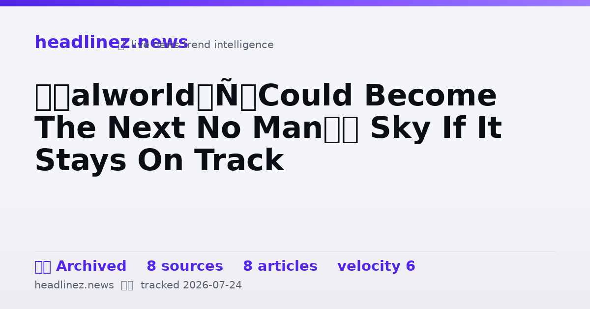 Visual summary for ‘Palworld’ Could Become The Next No Man’s Sky If It Stays On Track