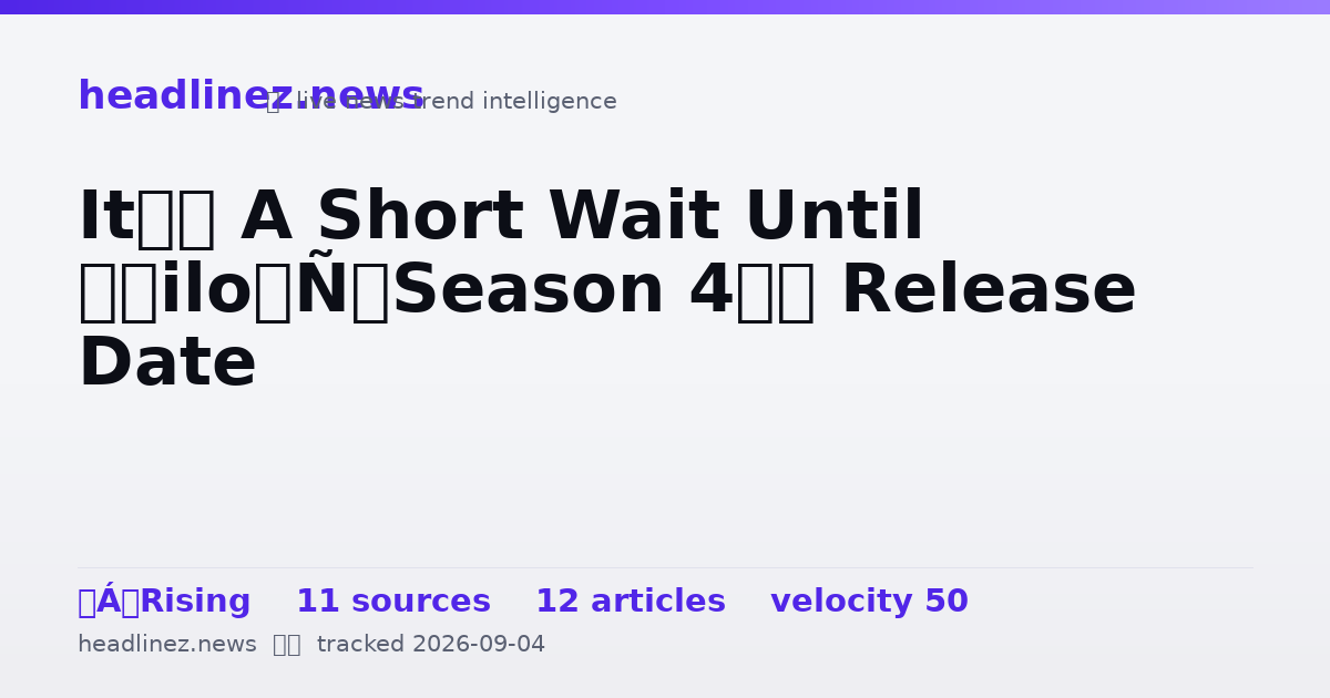 Visual summary for It’s A Short Wait Until ‘Silo’ Season 4’s Release Date