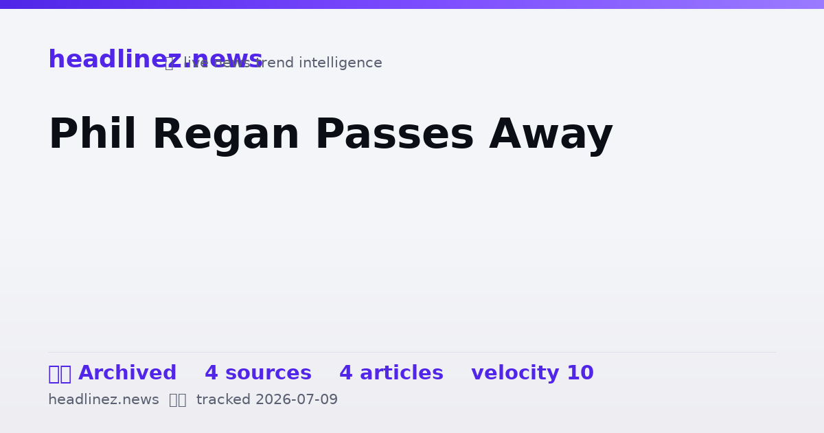 Visual summary for Phil Regan Passes Away