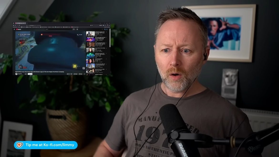 Limmy’s Surprise at the Game Reference